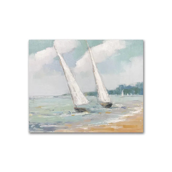 Two Boats Canvas Oil Painting