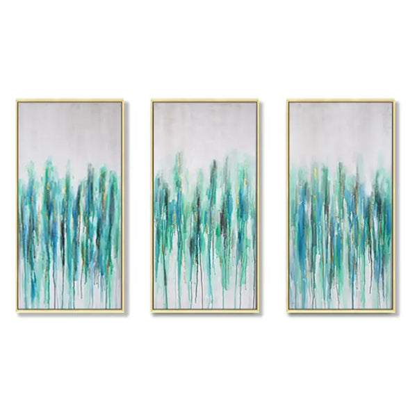 Green Forest Full House Color Abstract Decor