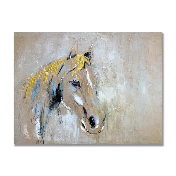 Horse Gold Foil Custom Personalized Art