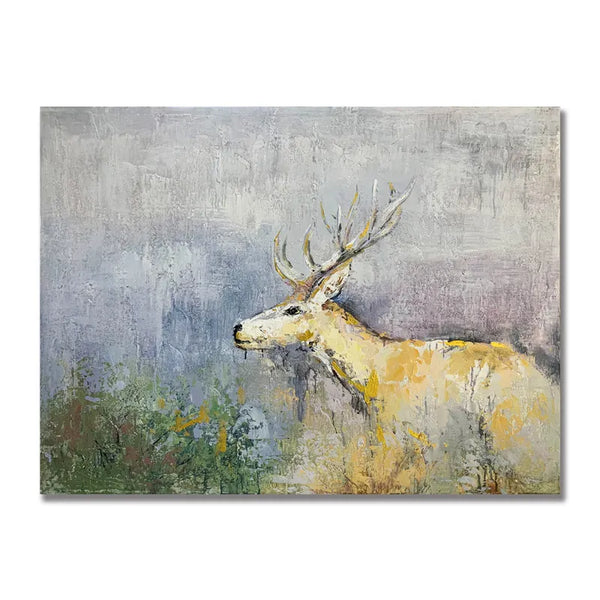 Christmas Decorative Watercolor Deer Art