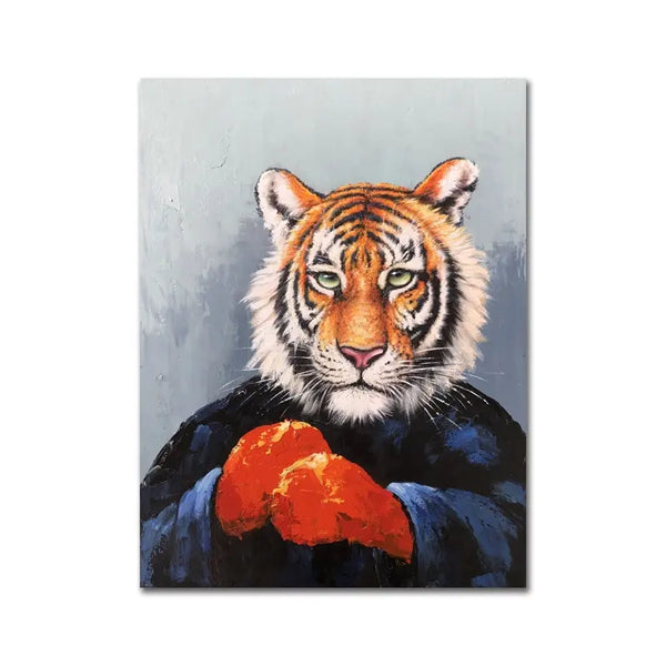 Creative Tiger Animal Oil Painting Artwork