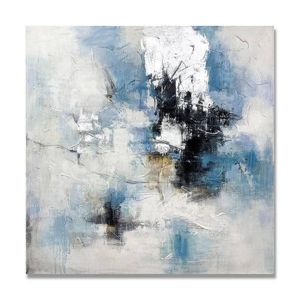 Top Blue and White Abstract Decor Art