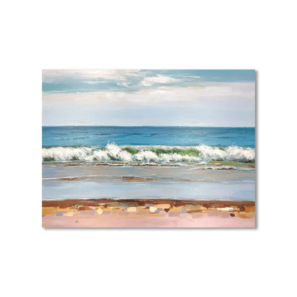 Sea Shore Abstract Wall Art Study Decoration