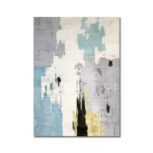 Abstract Art Light Colors Canvas Pure Hand Painted